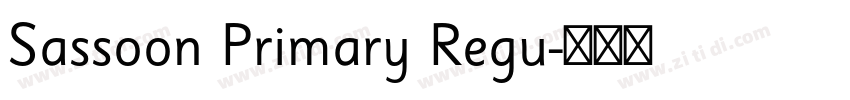 Sassoon Primary Regu字体转换